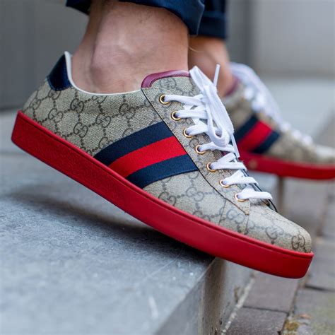 new ace gg supreme sneaker gucci|gg tennis new ace sneakers.